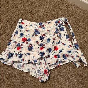 Free People Floral Shorts